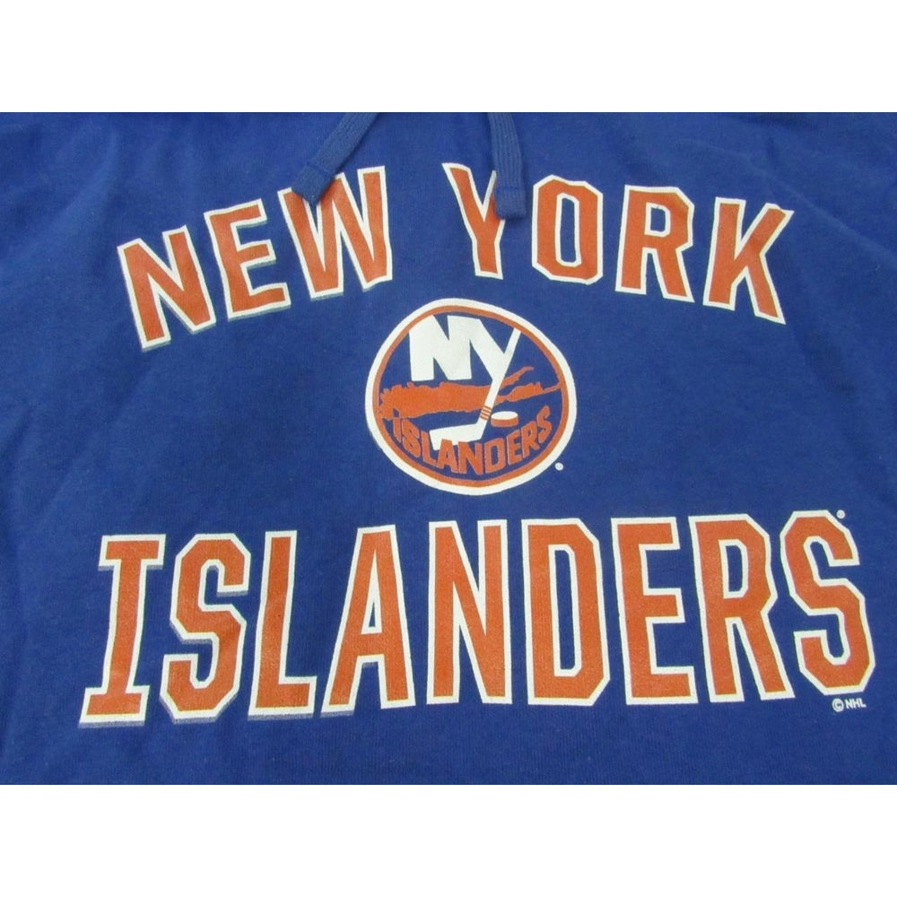 York Islanders Mens Size 4XLT 4XL-Tall Blue Hoodie Image 2