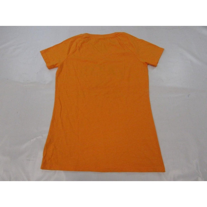 York Knicks Womens Size L Large Adidas Orange V-Neck Shirt Image 2