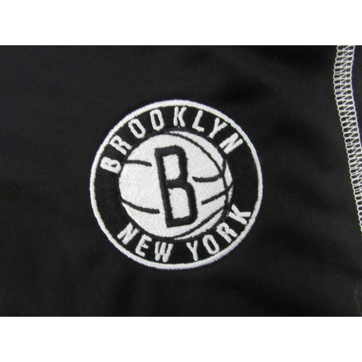 Brooklyn Nets Mens Size M Medium Black Adidas On-Court Pants Image 2