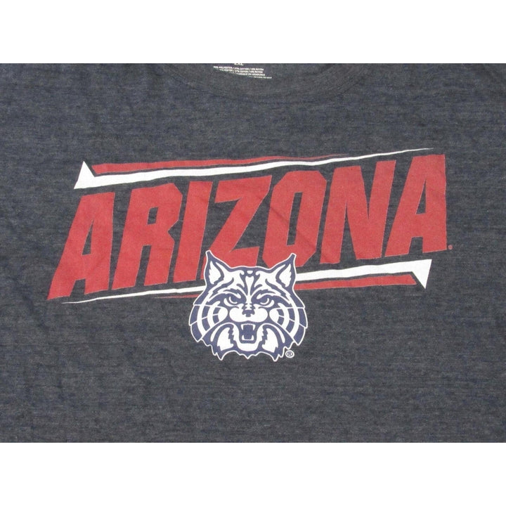 University of Arizona Wildcats Mens Size 2XL 2XLarge Heather Navy Shirt Image 3