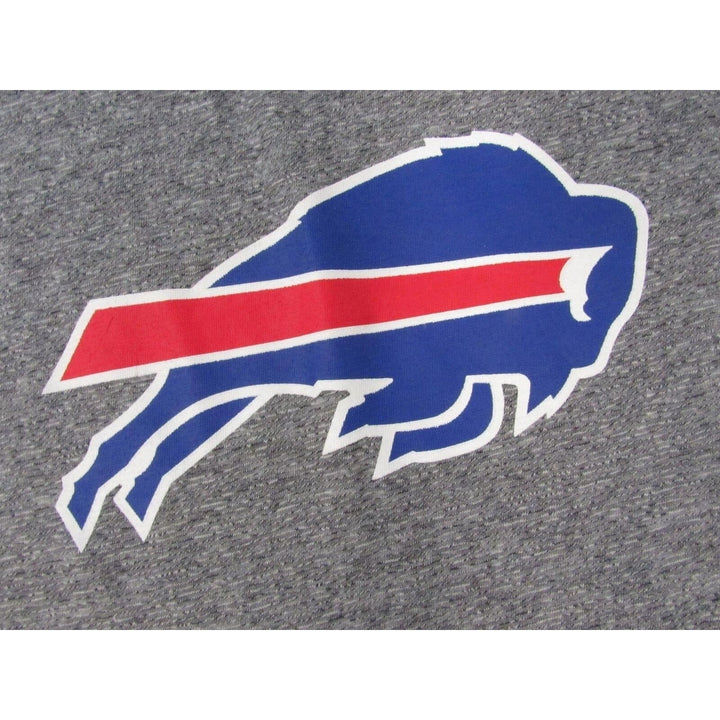 Buffalo Bills Mens Size M Medium Heathered Gray Majestic Shirt Image 3