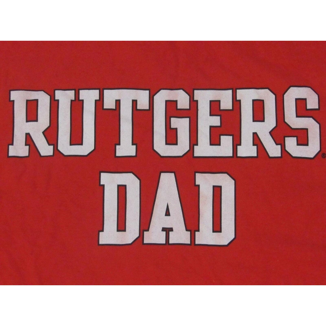 Rutgers Scarlet Knights Dad Mens Size 2XL 2XLarge Red Shirt Image 3