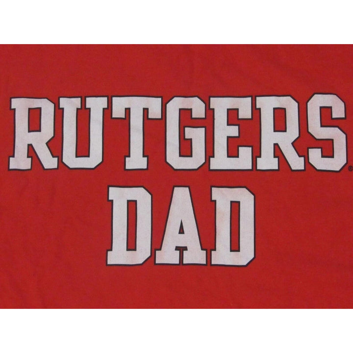 Rutgers Scarlet Knights Dad Mens Size 2XL 2XLarge Red Shirt Image 3