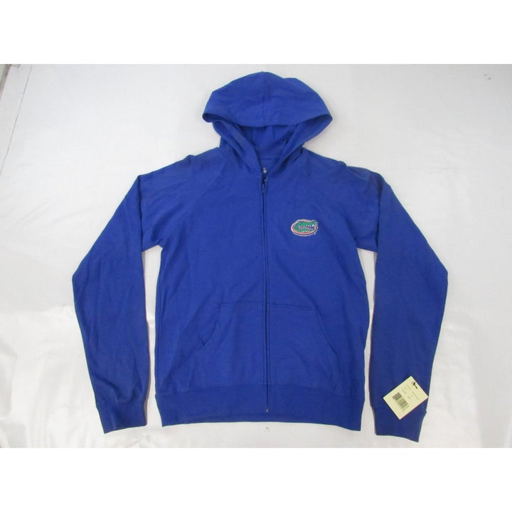 University of Florida Gators Womens Size M Medium Blue Full Zip-UP Hoodie Image 1