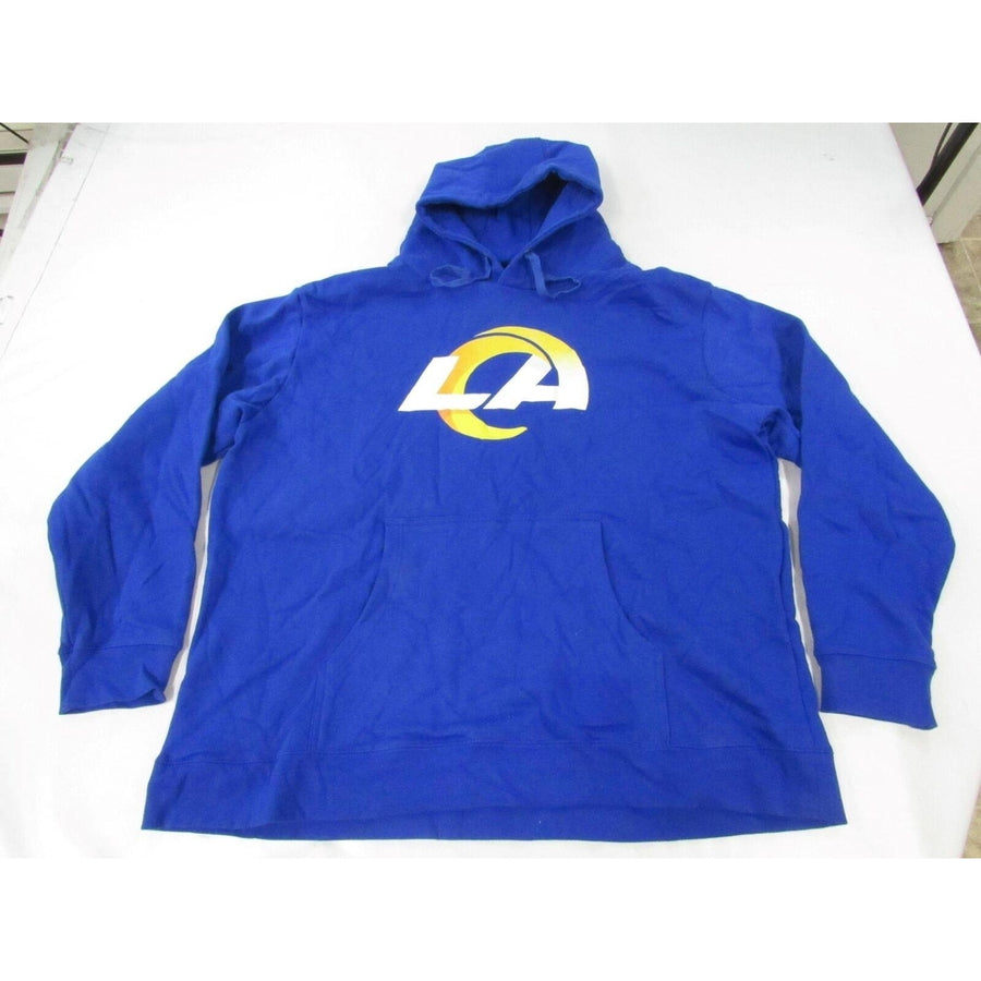 Los Angeles LA Rams Mens Size 3XL 3XLarge Blue Hoodie Image 1