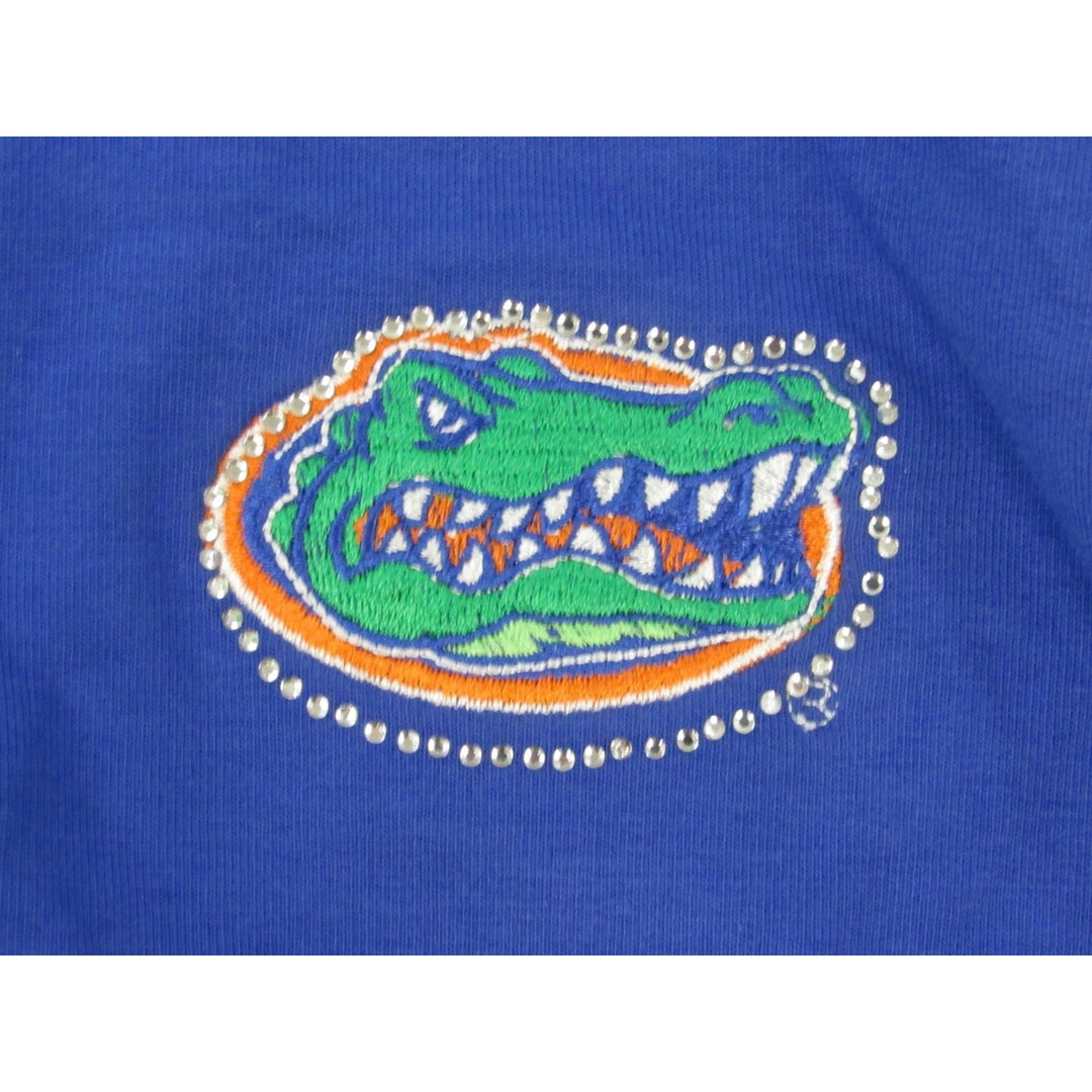 University of Florida Gators Womens Size M Medium Blue Full Zip-UP Hoodie Image 3