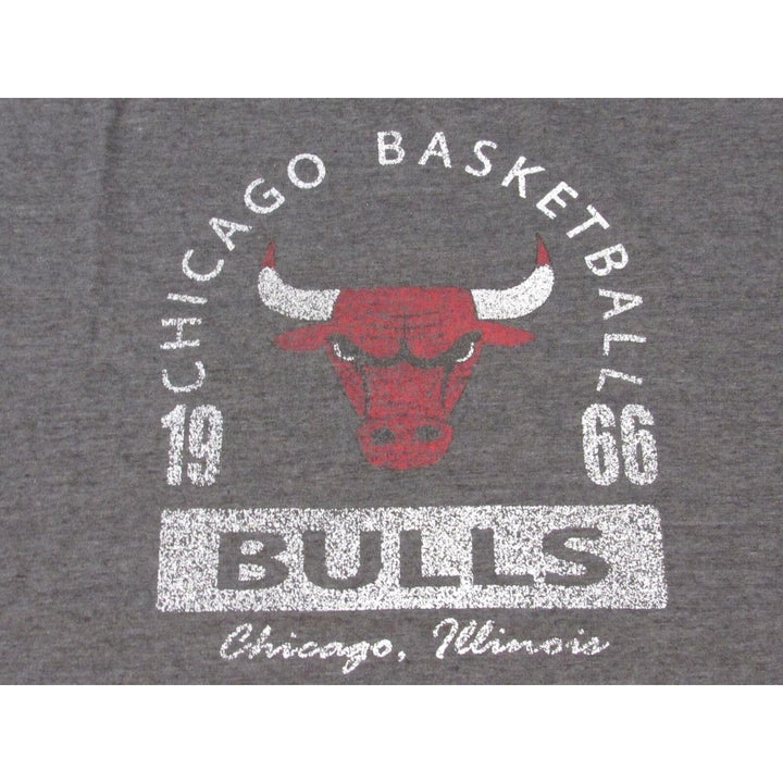 Chicago Bulls Est. 1966 Mens Size 4XL 4XLarge Gray Majestic Shirt Image 3