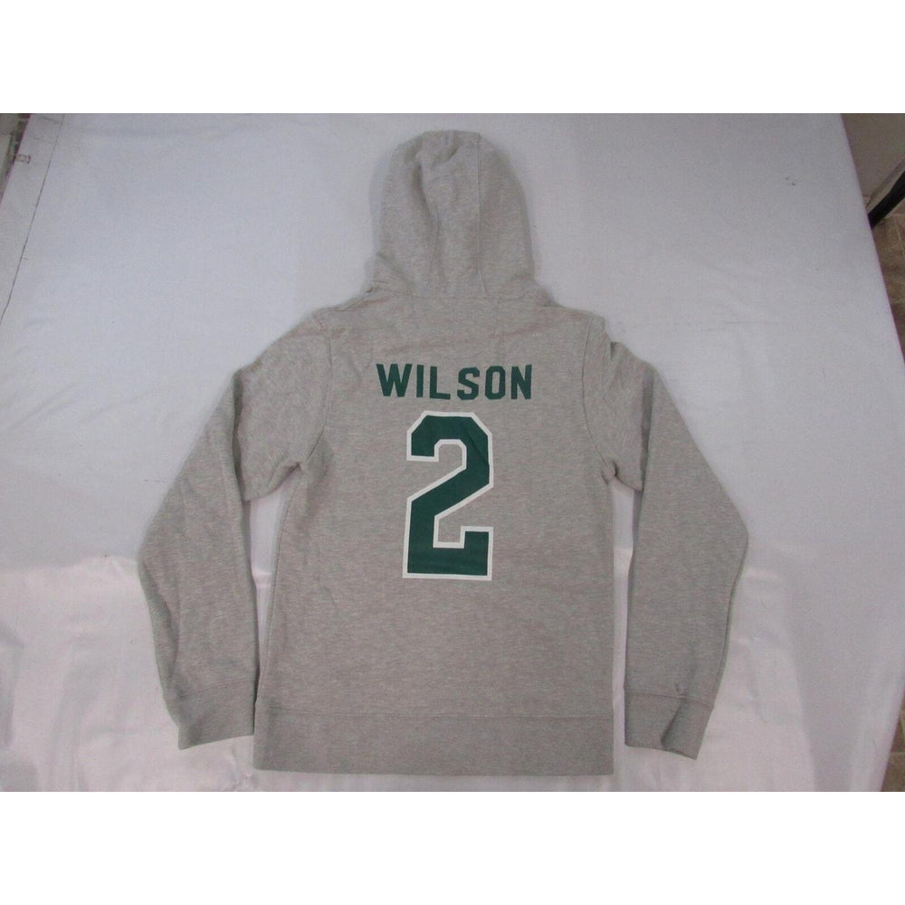 York Jets 2 Zach Wilson Mens Size S Small Gray Hoodie Image 2