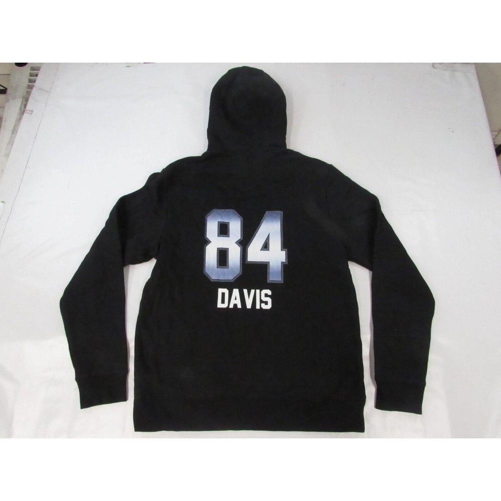 York Jets 84 Corey Davis Mens Size L Large Black Hoodie Image 2