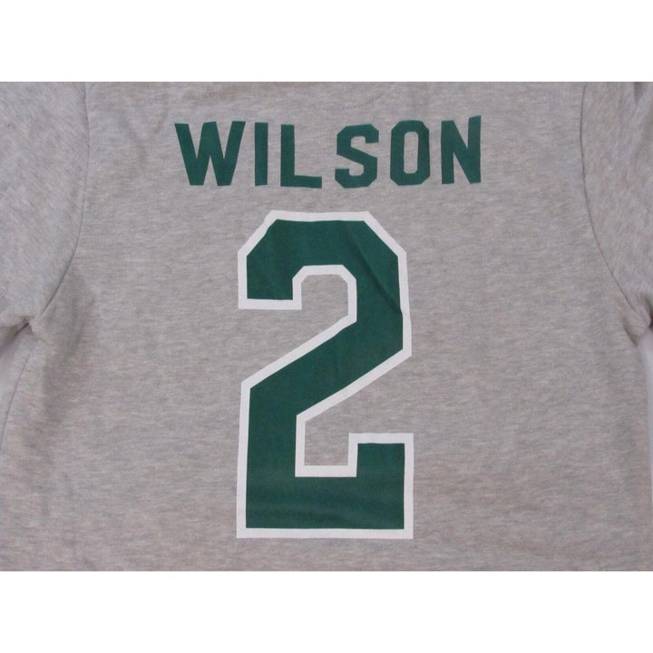 York Jets 2 Zach Wilson Mens Size S Small Gray Hoodie Image 4