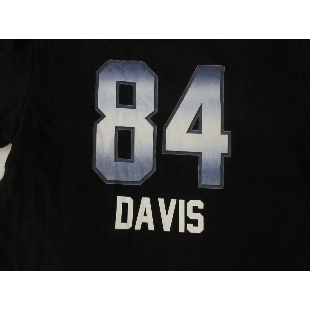 York Jets 84 Corey Davis Mens Size L Large Black Hoodie Image 4