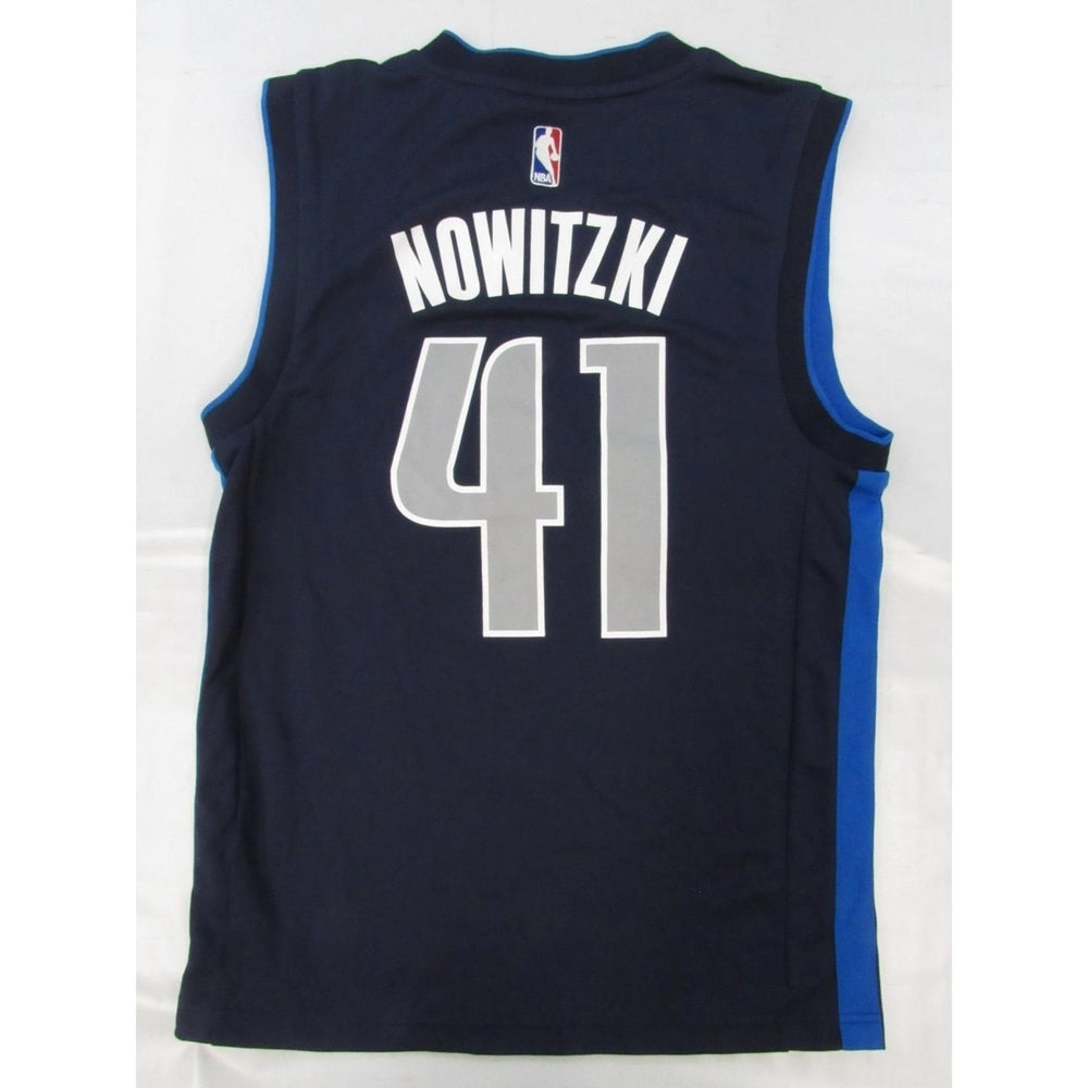 Dallas Mavericks 41 Dirk Nowitzki Mens Size S Adidas Replica Jersey 70 Image 2