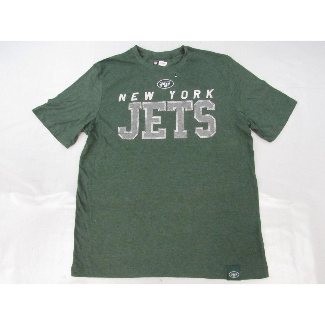 York Jets Mens Size L Large Green Shirt Image 1