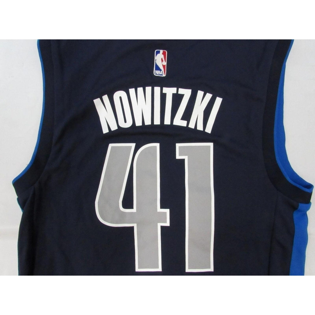 Dallas Mavericks 41 Dirk Nowitzki Mens Size S Adidas Replica Jersey 70 Image 4