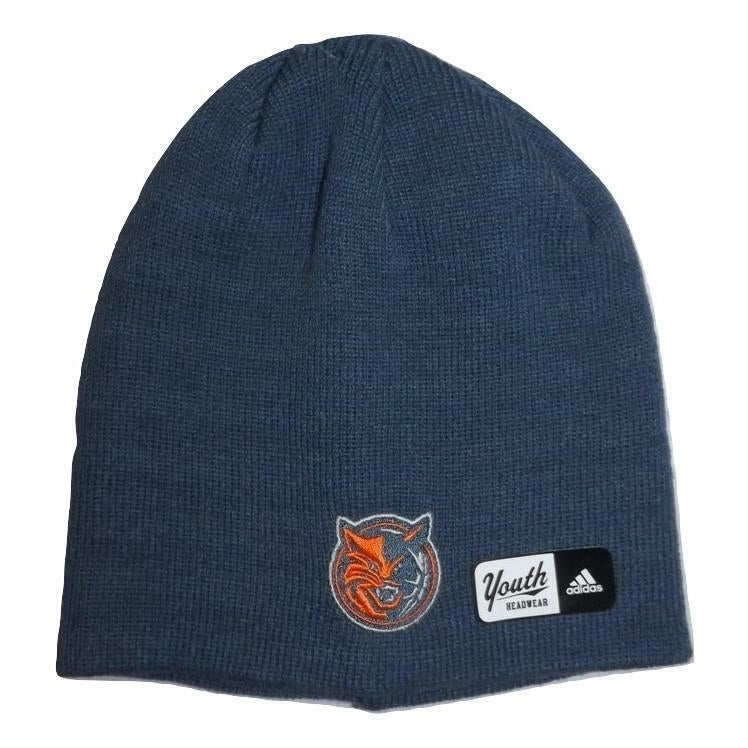 Charlotte Bobcats Youth OSFA Blue Adidas Beanie Hat Image 1