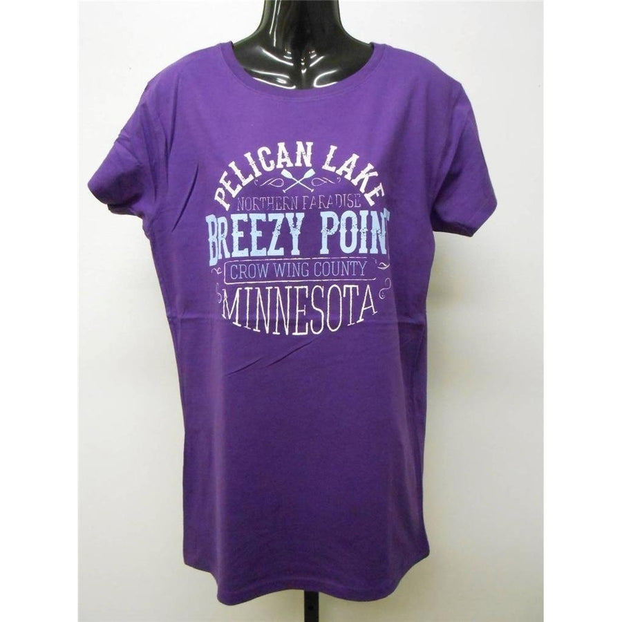 BREEZY POINT MINNESOTA Mens LARGE (L) T-Shirt Image 1