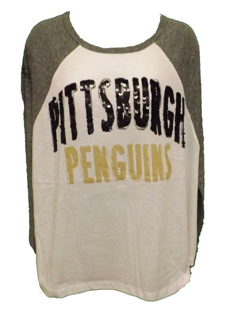 Pittsburgh Penguins Womens Size M Medium G-III Long Sleeve Shirt Image 1