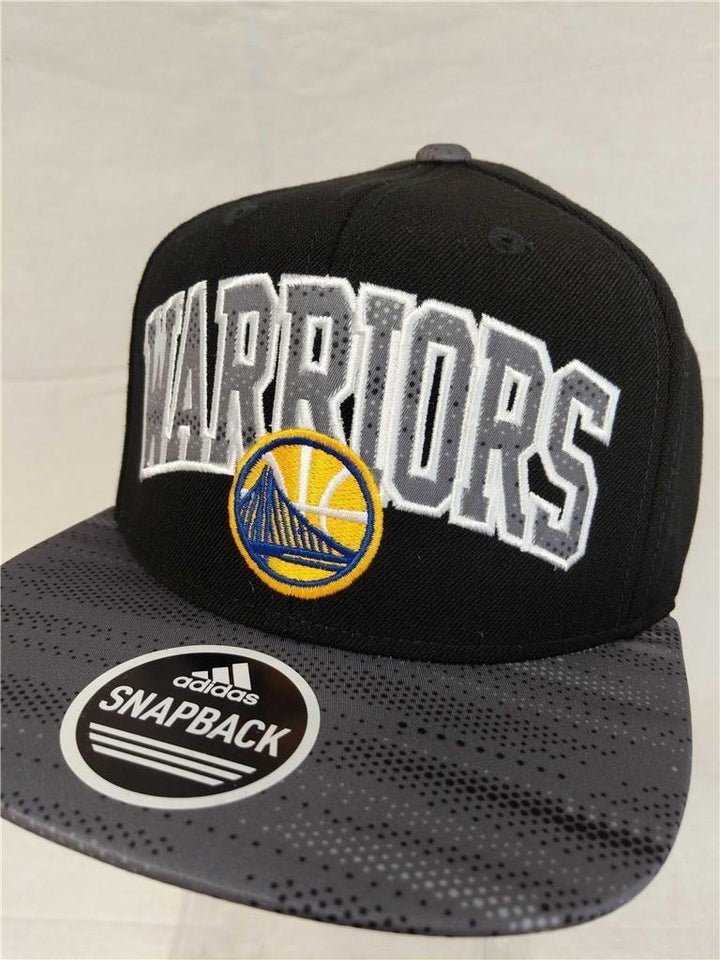 Golden State Warriors Mens Size OSFA Adidas Snapback Flatbrim Hat 26 Image 1