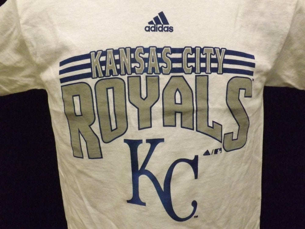 Kansas City Royals Adidas Youth Small S 8 White Shirt Image 2