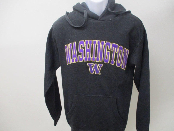 Washington Huskies Mens Size S Small Black Hoodie Image 2