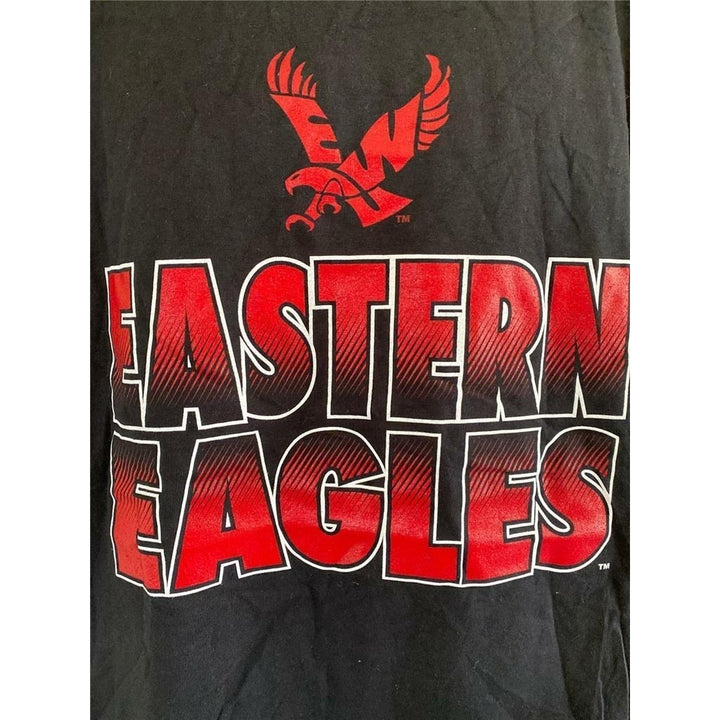 Eastern Eagles Mens Size L Large Black Long Sleeve Shirt Image 3