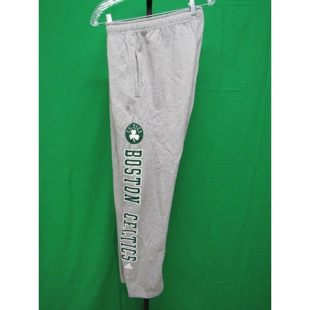 Boston Celtics Mens Size M Medium Gray Adidas Sweat Pants Image 3