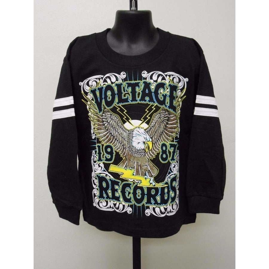 PACIFIC VOLTAGE RECORDS 1987 KIDS SIZE 4 S SMALL T-SHIRT 70ZX Image 1