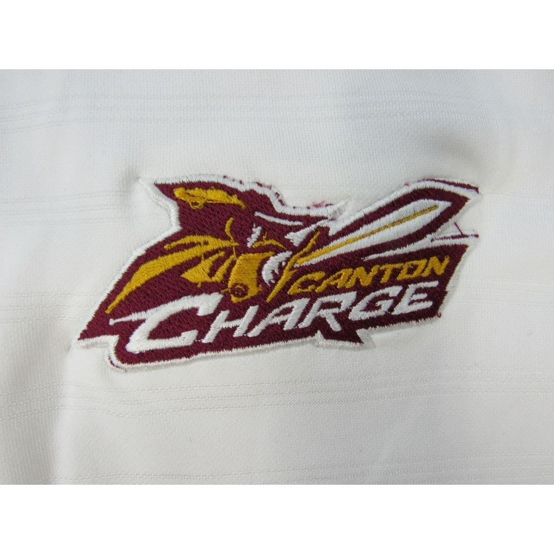 Canton Charge Mens Size XL XLarge Adidas White Polo Shirt Image 3