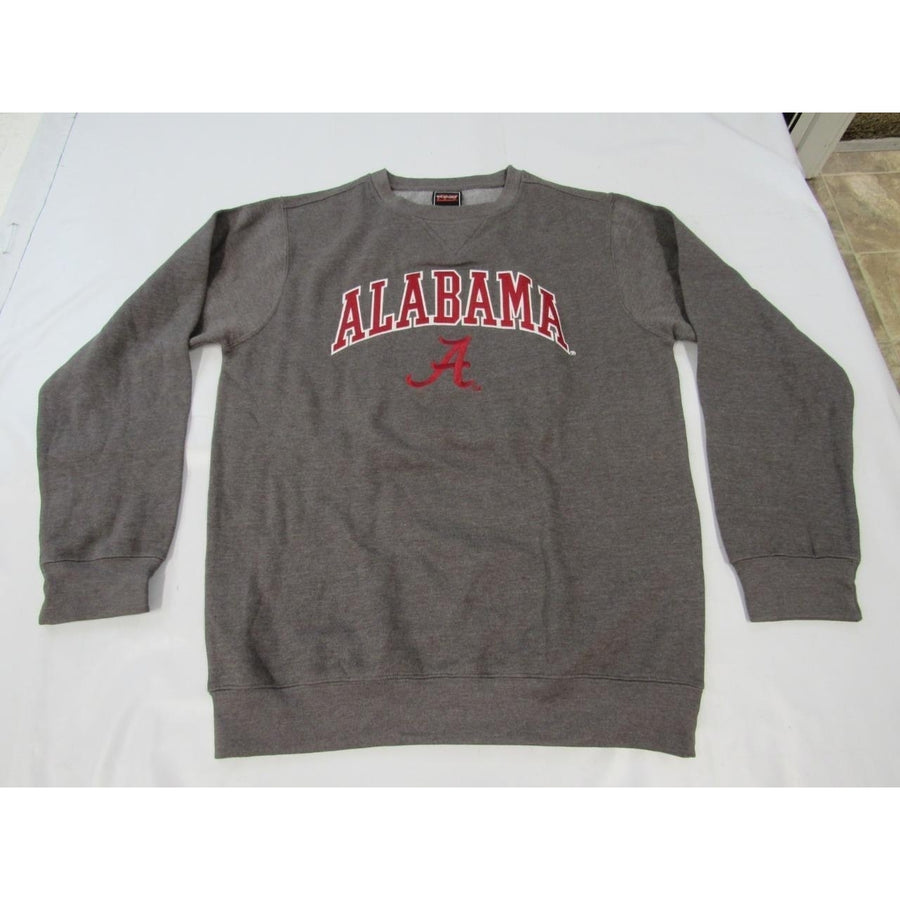 Alabama Crimson Tide Mens Size M Medium Gray Sweatshirt Image 1