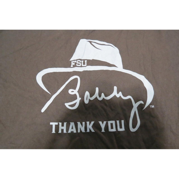 Florida State Seminoles Thank you Bobby Bowden Mens Size 2XL Brown Shirt Image 3