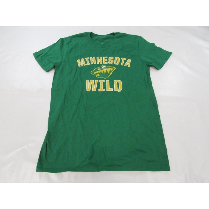 Minnesota Wild Hockey Mens Size M Medium Green Shirt Image 1