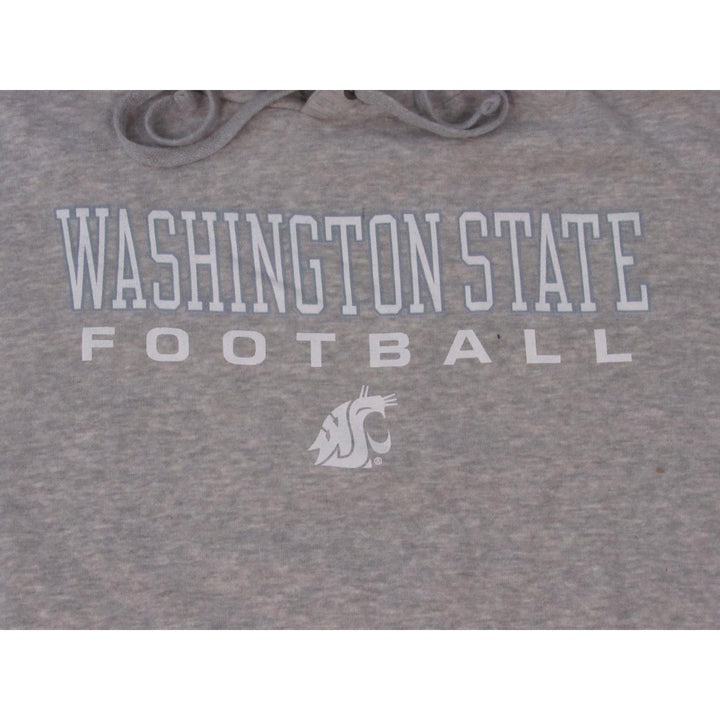 Washington State Cougars Football Mens Size XL XLarge Gray Hoodie Image 2