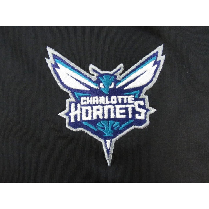 Charlotte Hornets Mens Size 2XL Black Adidas Climacool Polo Shirt 75 Image 3