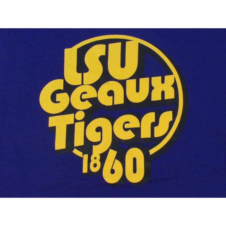 Louisiana State University Tigers Geaux 1860 Womens Size L Purple Shirt Image 3