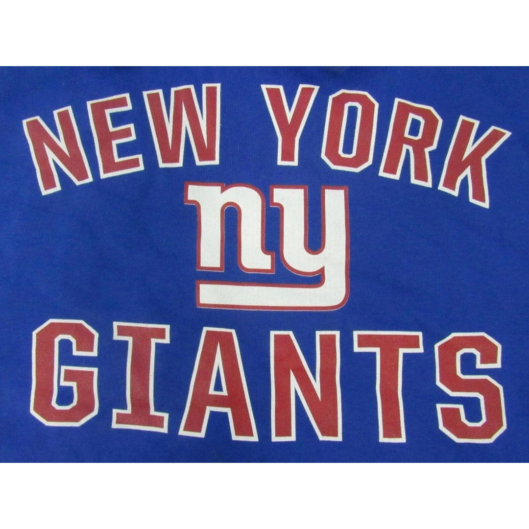 York Giants Mens Size XLT XLarge-Tall Blue Hoodie Image 3