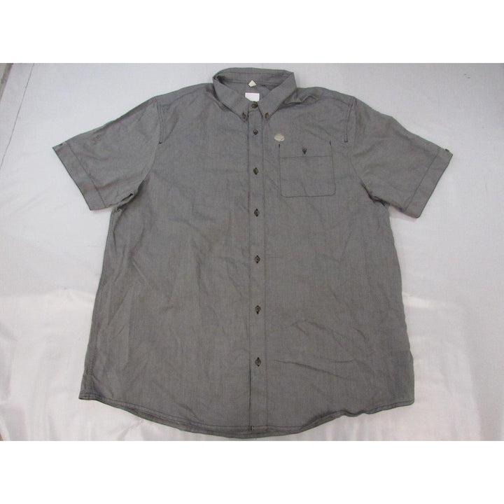 Sacramento Kings Mens Size 3XL Adidas Gray Full Button Shirt Image 4