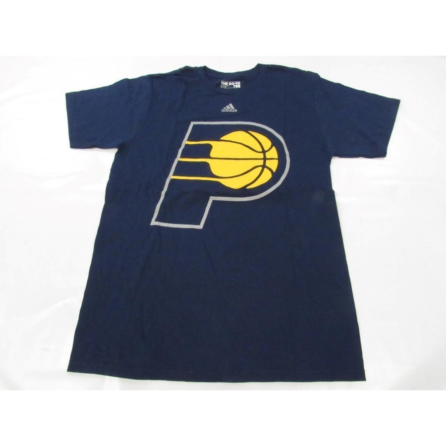 Indiana Pacers Mens Size M Medium Blue Adidas Shirt Image 1