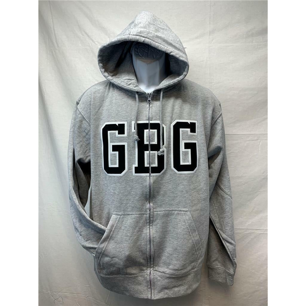 GBG Mens Size L Large Gray J.America Hoodie Image 1