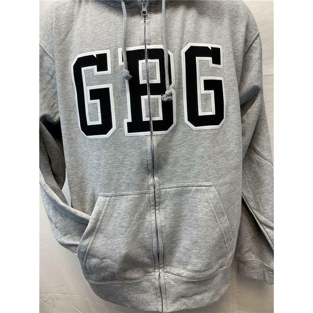 GBG Mens Size L Large Gray J.America Hoodie Image 2