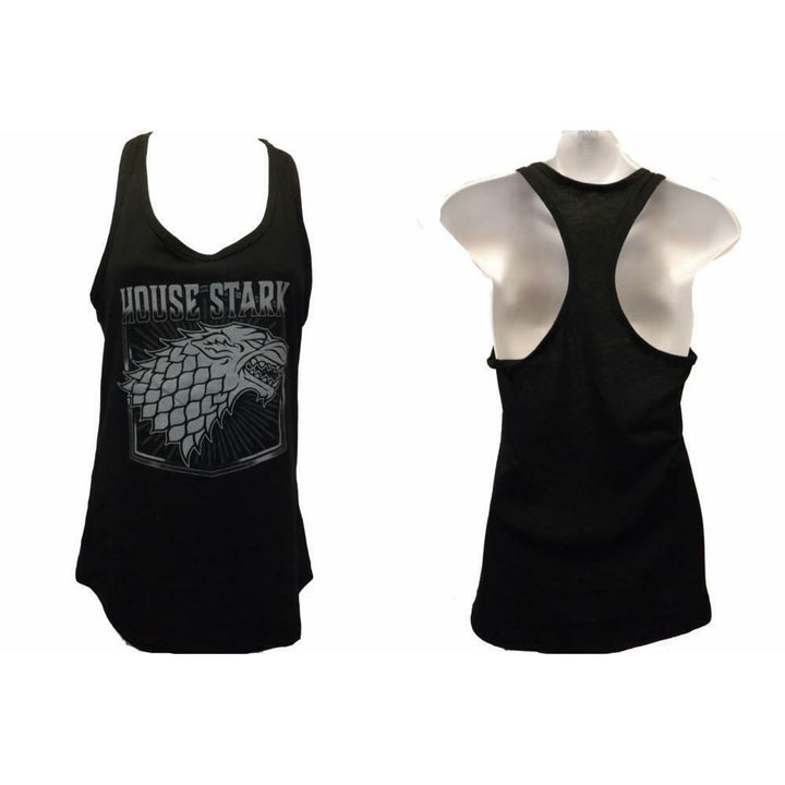 Game of Thrones GOT "House of Stark" Womens Size M Racer-Back Tank Top Shirt Image 1