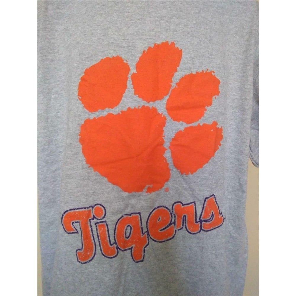 Clemson Tigers Mens Size L Large Gray Shirt Image 2