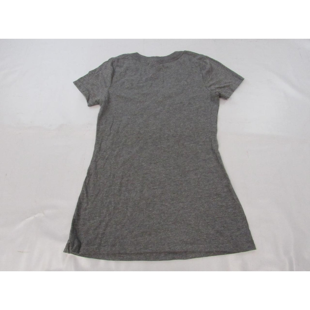 Miami Heat Womens Size S Small Gray Adidas V-Neck Shirt Image 3