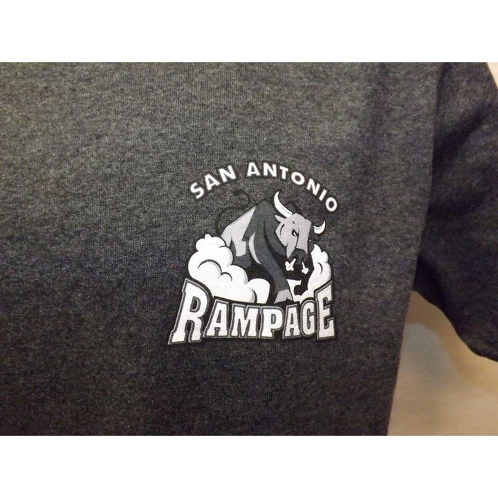 San Antonio Rampage Mens Size S Small Gray J.America Shirt Image 2