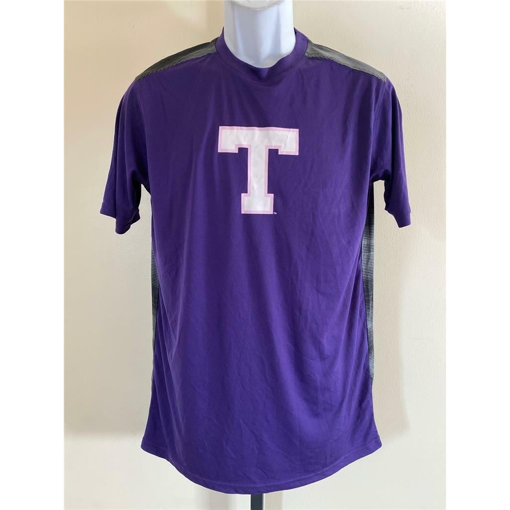 Tarleton State Texans Riders Mens Size M Medium Purple Shirt Image 1