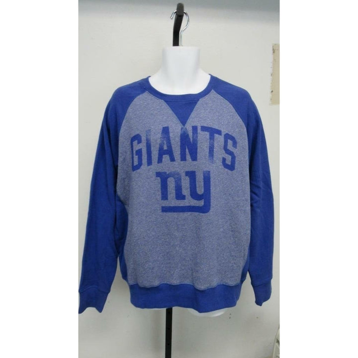 York Giants Mens Size L Large Blue Sweatshirt Image 2