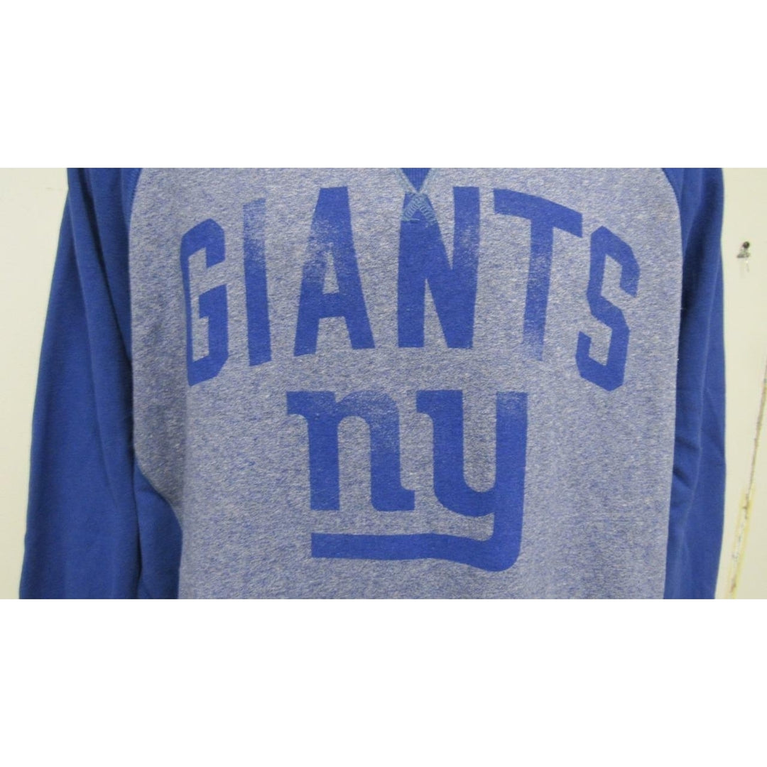 York Giants Mens Size L Large Blue Sweatshirt Image 3