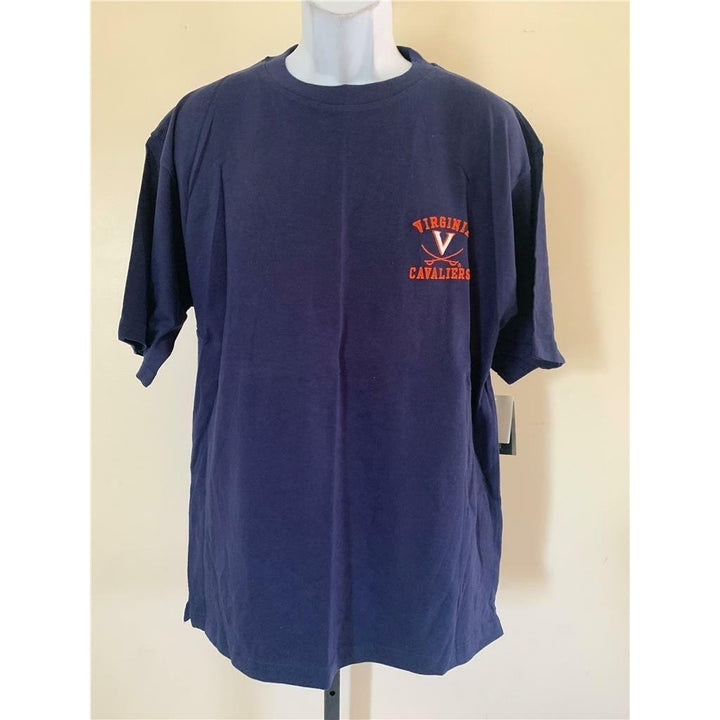 Virgina Cavaliers Mens Size L Large Blue Pro Edge Shirt Image 1