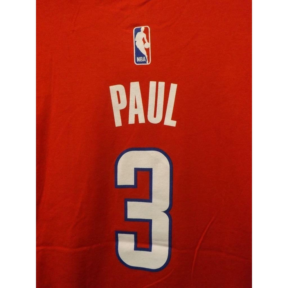 Los Angeles Clippers Chris Paul 3 Adidas Youth Large L 14/16 Red Shirt Image 2