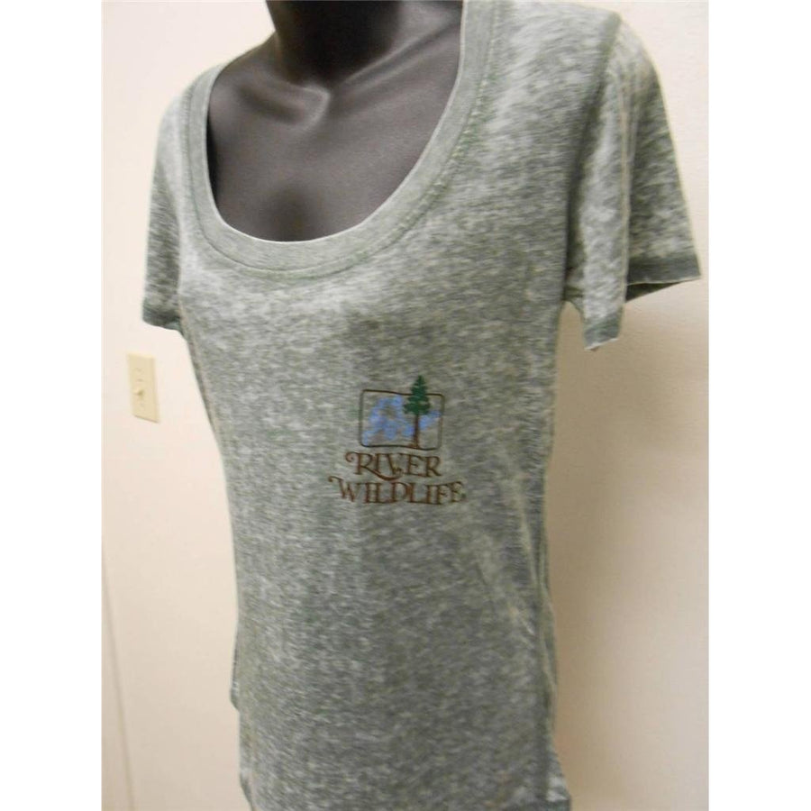 River Wildlife WI Wisconsin Outdoor Womens Size S Small Shirt Image 1