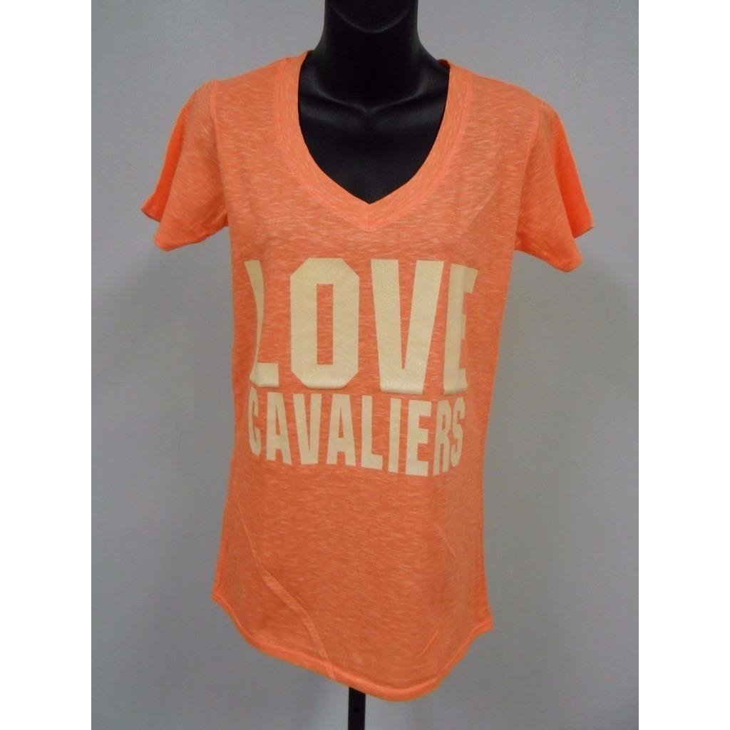 Virginia Cavaliers "Love" Womens Size S Small V-Neck Shirt Image 1